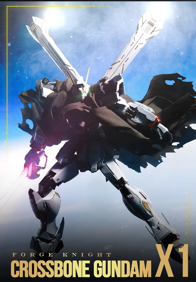 Bandai MB Super Alloy Soul 1/100 Soul Limited Edition FORGE KNIGHT CROSSBONE GUNDAM Cloth Cloak Accessories Model DIY - Image 2