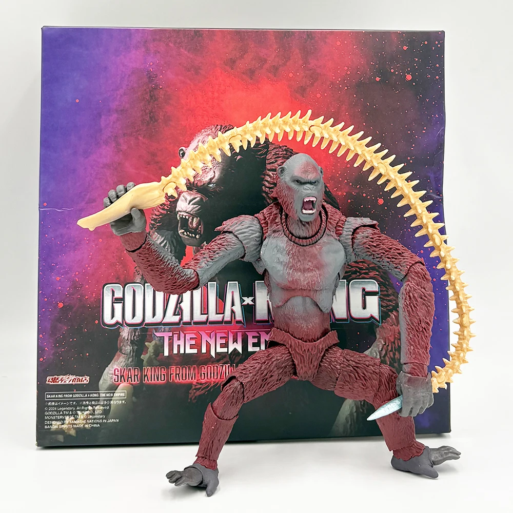 SHM 2024 Godzilla Moive Rise Of Empires Scar King VS King Kong PVC Action Figure Kids 20CM Kids Gift - Image 2