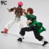 9L3D Printed Demon Slayer AKAZA Tanjiro Kamado Lucky Dummy 13 Movable Shapeshift Action Figure