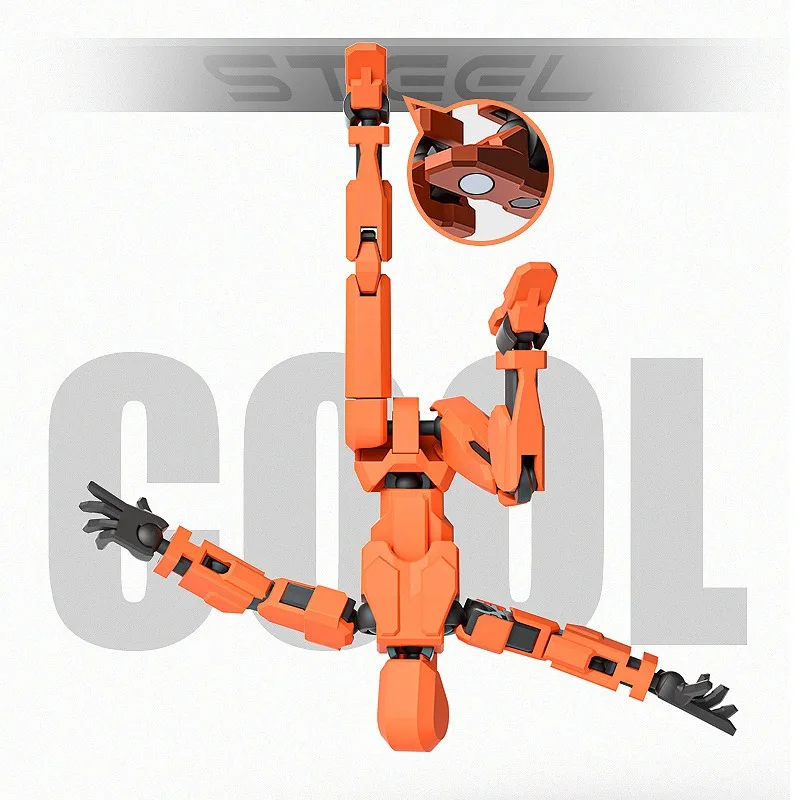 3D Printed Movable Dummy Toys Multi-Joint Action Figures Moving Doll Shapeshift Warrior With Weapons Kids DIY Models to Assemble - Image 2