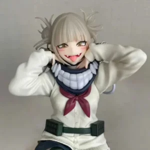MHA Anime Figure Toga Himiko action figure sitting pose Uraraka Ochako figurine PVC model statue ornament toy birthday gift 16CM