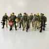 12Pcs Army Men and SWAT Team Special Forces Soldiers WWII War Game Action Figure
