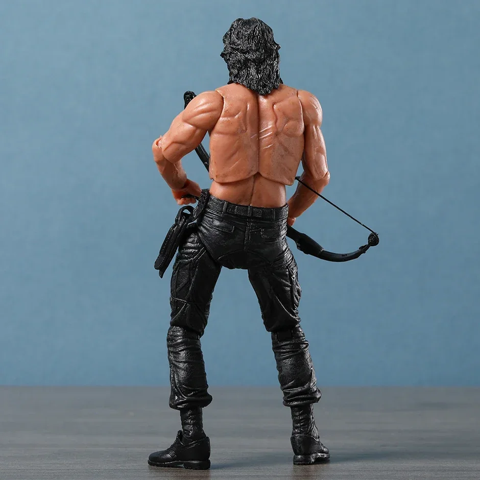 NECA Rambo SDCC 2015 Force Of Freedom Action Figure Doll Handmade Model Toy - Image 4