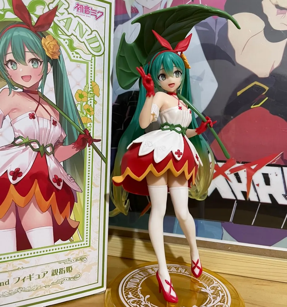 Hatsune Miku Figure Fairy Tale Wonderland Series Action Miku Collectible Models Decorative Decorations Kawaii Gift PVC Figurine - Image 3