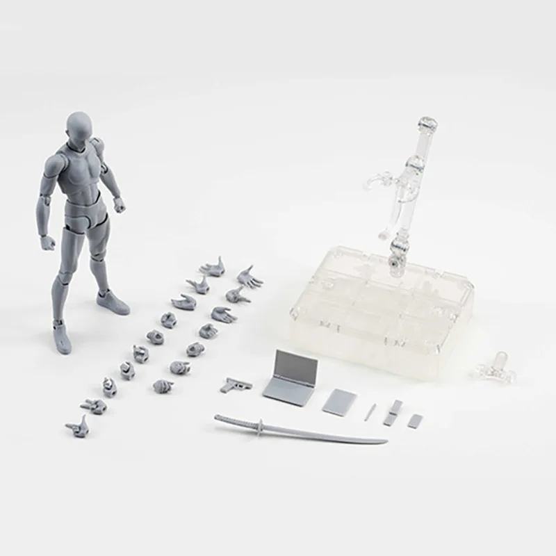 Body Kun Body Chan Drawing Toy Doll Male Female Set PVC Movable Action Figure Model For Artist Art Model Figure without box - Image 9