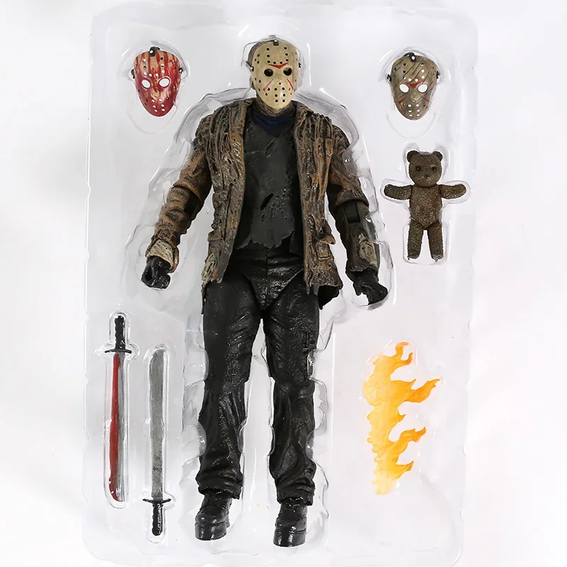 NECA Movie Jason 7" Action Figure Doll Toys Model Garage Kit Gift - Image 11