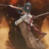 29cm 11.4 Inch Anime Mikasa Ackerman Figures PVC Statue Collectible Figure