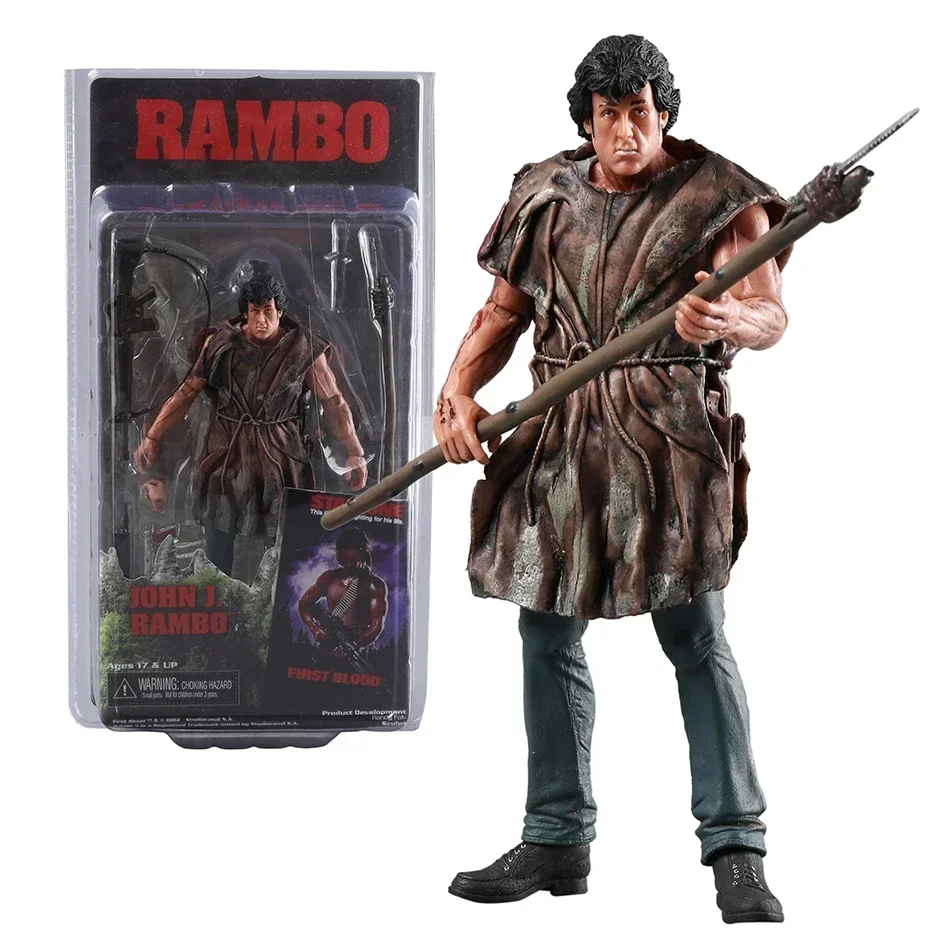 NECA Rambo SDCC 2015 Force Of Freedom Action Figure Doll Handmade Model Toy - Image 9