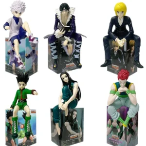 Anime Hunter X Hunter 11-14cm Gon Freecss Alluka Zoldyck Action Figure Chrollo Lucilfer/Kurapika PVC Model Figure Toys Kids Gift