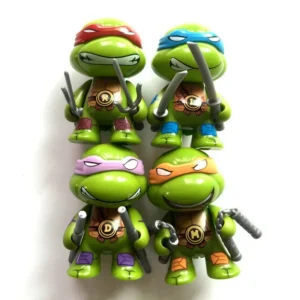 4pcs/Set Ninja Turtle Anime Figure Neca TMNT Limited Edition Action Figurine Statue Action Figurine Movable Model Toys Gifts