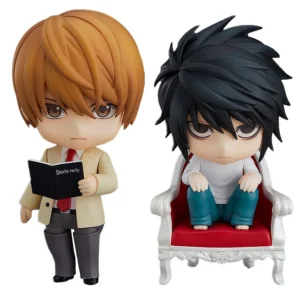 10cm Death Note Anime Figure #1160 Yagami Light Action Figure #1200 L Figurine Decorations PVC Adult Collection Model Doll Toys