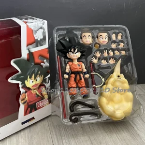 Dragon Ball Z Son Goku Figure Anime SHF Goku Gk Somersault Cloud Action Figurine Movable Collection Doll Model Toy Gifts