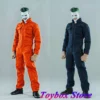 Romankey 1/12 Man Soldier Retro Vintage Tooling Jumpsuit High Collar Pocket Design Collectible Figure