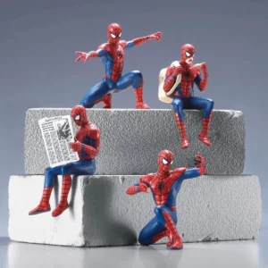 R HOT Hasbro Marvel Spider Man Superhero Spiderman 7-9cm Action Figure Spider-Man Anime Collection Mini Toys Model Children Gift