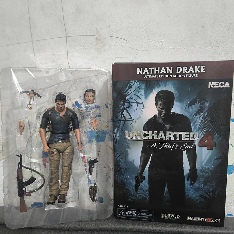 NECA Uncharted 4 A thief's end NATHAN DRAKE Action Figure Model Toys Collectable Doll Creative Present For Kids