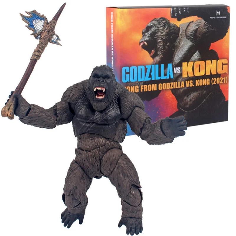 SHM 2024 Godzilla Moive Rise Of Empires Scar King VS King Kong PVC Action Figure Kids 20CM Kids Gift - Image 4