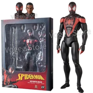 CT MAFEX No.092 Spider-Man Miles Morales Action Figure Ultimate Spiderman Figurine PVC Collection Comics Maf Miles Model Toys