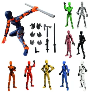 1PC Multi-Jointed Movable Shapeshift Robot  Titan 13 Action Figures 3D Printed Mannequin Dummy Toys Kids Adults Children Game
