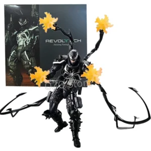 Agent Venom Action Figure Kaiyodo Revoltech Figurine Marvel Pvc Movable Collection Eugene Thompson Ko Model Toy Gfit