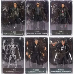 Terminator Judgment NECA Day T-800 Endoskeleton T-1000 PVC Action Figure Collectible Model Toys