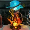 Dragon Ball Hunter Series: Gohan's Spirit Bomb with Light-Up Anime Decoration Glow-in-the-Dark Collectible Figure