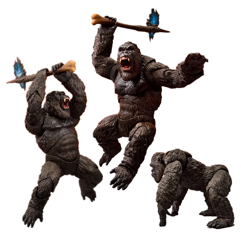 SHM 2024 Godzilla Moive Rise Of Empires Scar King VS King Kong PVC Action Figure Kids 20CM Kids Gift - Image 5