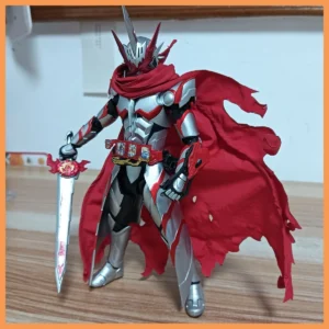 Handmade 1/12 Scale Male Soldier Clothings Black Red Battle Damage Cloak Fit 6" Action Figure Body Model Doll Toys