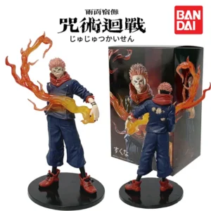 Bandai21cm/8.27in Anime Jujutsu Kaisen Figure Ryomen Sukuna Action Figures Pvc Statue Desktop Ornamen Collection Model Toys Gift
