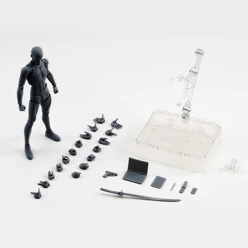 Body Kun Body Chan Drawing Toy Doll Male Female Set PVC Movable Action Figure Model For Artist Art Model Figure without box - Image 7