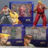 ST Street Fighter Guile Ken Ryu Anime the Final Challengers Model Statue Collectible Figure