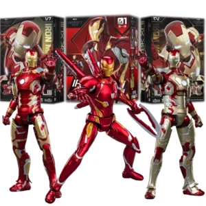 Original FondJoy Iron Man Tony Stark Legend MK42 MK43 MK50 MK6 DIY building block Toys  Action Figure Collection Anime Model