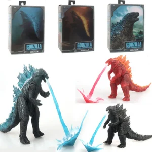 3 types Movie Godzilla Vs. King Kong Movable Model Figure Toy Neca Movie Shm Monster Nuclear Energy 18CM Boxed Gifts