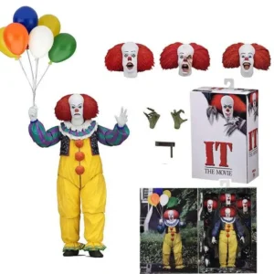 King Joker Stephen NECA Clown Pennywise Action Figure Toys For Halloween Decoration Gift
