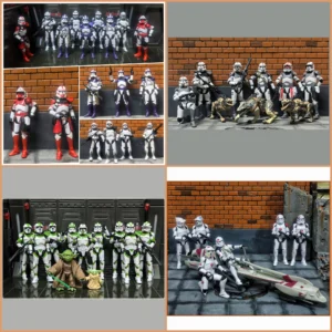Star Wars 3.75 Inch  Clone Trooper 1/18 442nd 91st Mobile Recon Corps  ARF  RARC Action Figure  Commander Neyo Toys Model Loose
