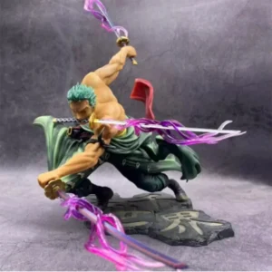 10cm One Piece Anime Figure GK Roronoa Zoro Three-blade Sa-maximum Manga Anime Statue Action Figure Collection Model Kid Toy