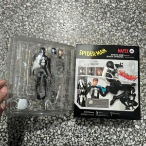 CT Mafex 147 Spiderman Action Figure Amazing Spider Man Venom Shfiguarts Symbiotic Toys Anime Christmas Gift