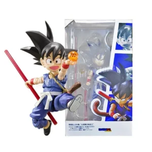 SHF Son Goku Action Figure Anime Beginning Of A Great Adventure Movable Model Toys Collection Dragon Ball Childhood Goku Figures
