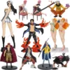 One Piece Robin Brook Nami Figurine Shanks Four Emperors Akakami No Shankusu Collectible Figure