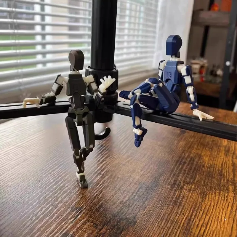 3D Printed Movable Dummy Toys Multi-Joint Action Figures Moving Doll Shapeshift Warrior With Weapons Kids DIY Models to Assemble - Image 3