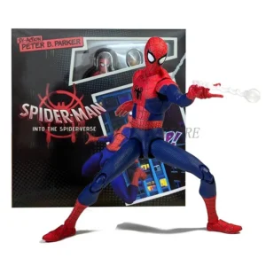Sv Action Spider-Man Peter Parker Action Figure Collection Sentinel Marvel Into the Spider-Verse Spiderman Figurine Model Toys