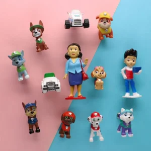 Anime Paw Patrol Dog Calendar Box Advent Figures Halloween Countdown Collectible Toys Christmas Gift for Kids