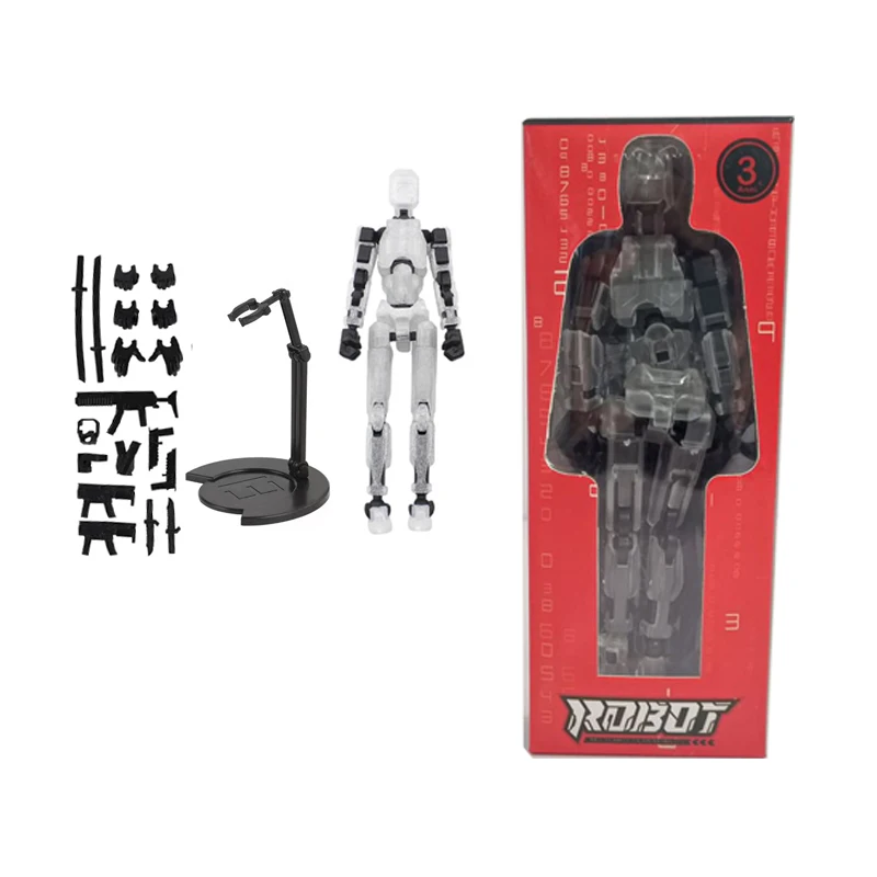 3D Printed Movable Dummy Toys Multi-Joint Action Figures Moving Doll Shapeshift Warrior With Weapons Kids DIY Models to Assemble - Image 8