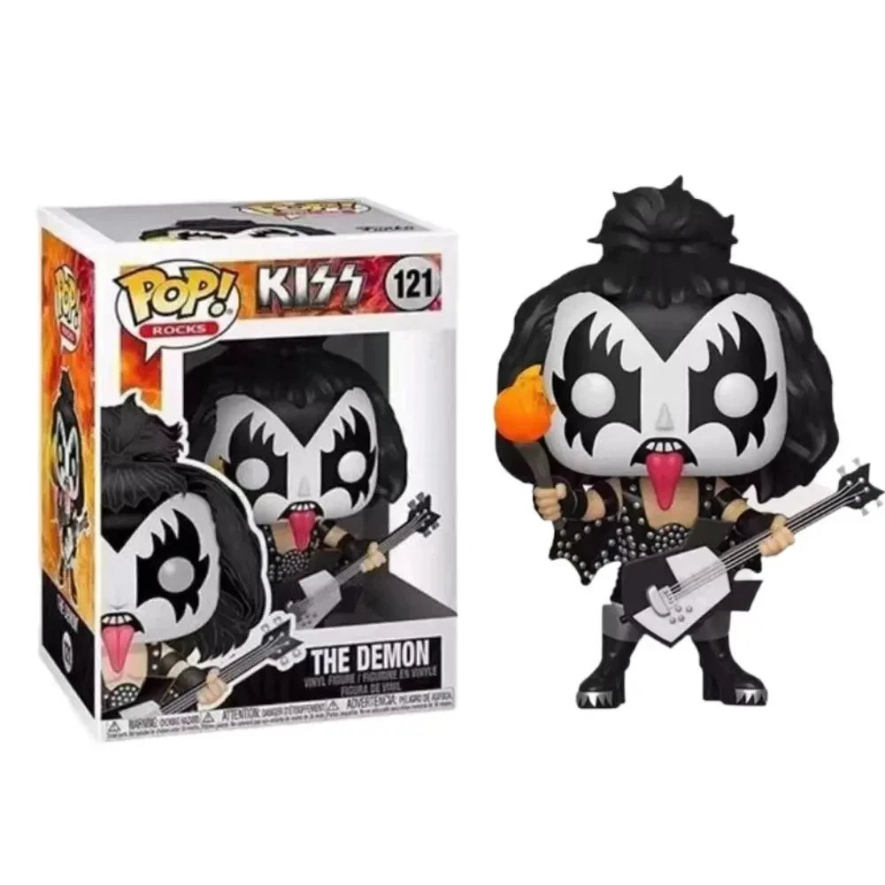 New Vintage Heavy Metal Kiss Band Rock Poster Music Team pops Decoration Ornaments Action Figure Collection Model Toys - Image 4