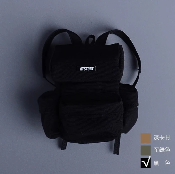 ATS 1/12 Scale Trend Versatile Shoulder Travel Sports Backpack Crossbody Sports Bag for 6" Soldier Action Figure Body Model - Image 15
