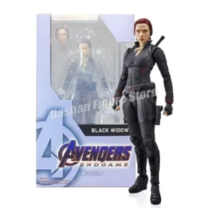 Shf Black Widow Action Figure Avengers End Game Natasha Romanoff Figures 15cm PVC Collectible Infinity War Model Toys for Gifts
