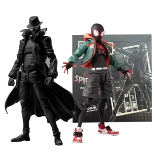Sentinel Sv Action Spiderman Nior Action Figure PVC Collection Model Miles Morales Spider-Man Into the Spider-Verse Figurine Toy