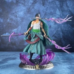 New One Piece Anime Figure Bath Blood Roronoa Zoro PVC  Action Figure Collection Exquisite Model Birthday Gifts Figurine