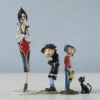 Set Coraline the Cat Wybie Other Mother NECA Figurine PVC Model Collectible Figure