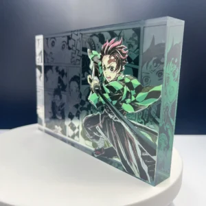 New Demon Slayer Creative High-value Bar Chi Tokitou Muichirou Acrylic Brick Computer Desktop Ornaments Anime Peripheral Gifts