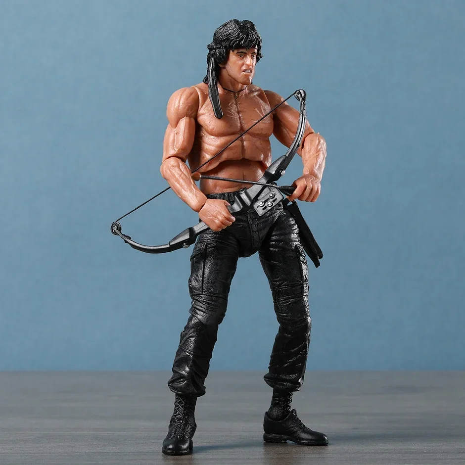 NECA Rambo SDCC 2015 Force Of Freedom Action Figure Doll Handmade Model Toy - Image 3